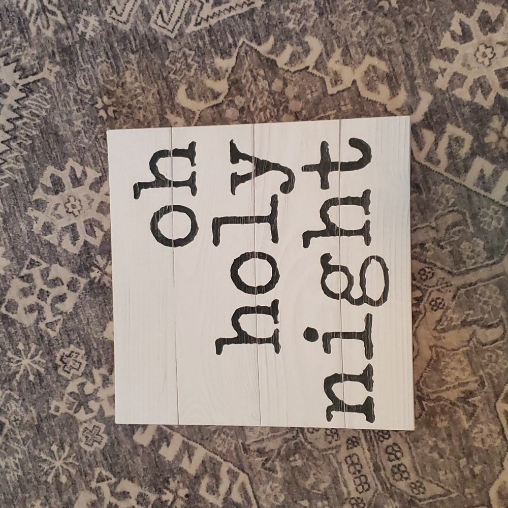 Oh Holy Night Printed Canvas